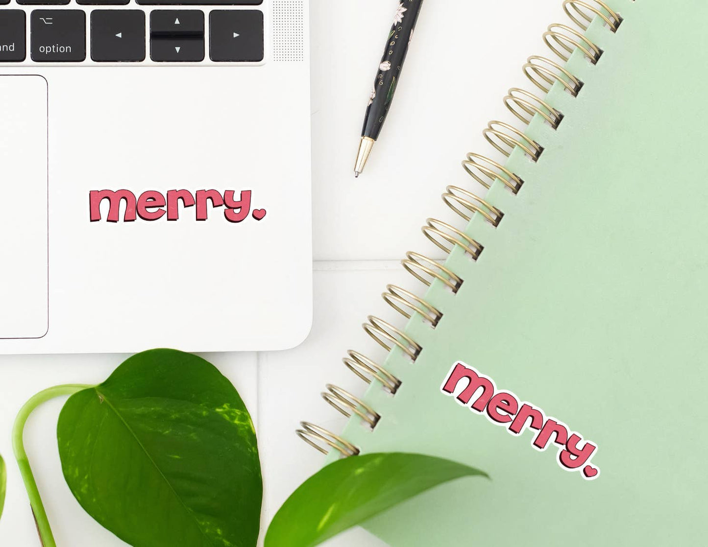Merry Sticker