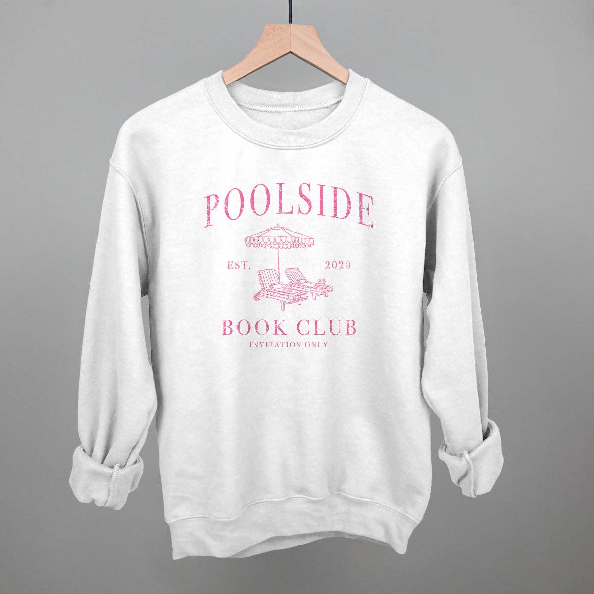 Poolside Book Club: Heather Cement / L / Tee