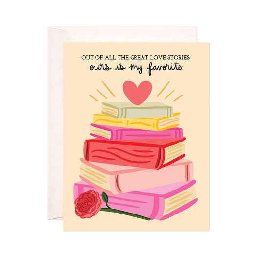 Great Love Stories Greeting Card - Love Card