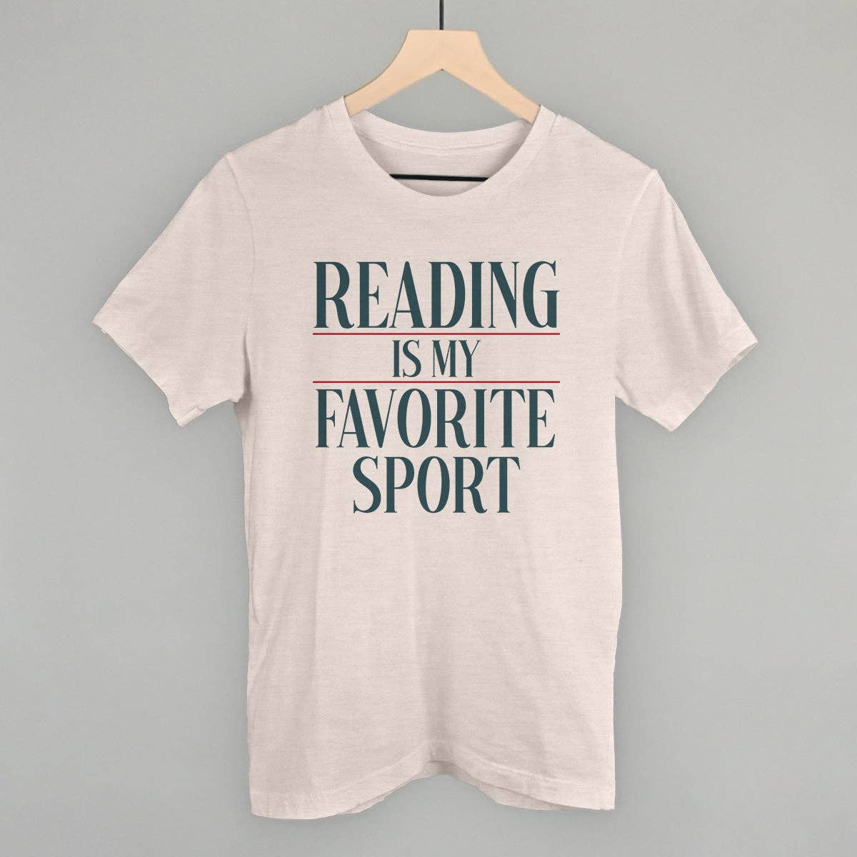 Reading Is My Favorite Sport: Oatmeal / XL / Sweatshirt