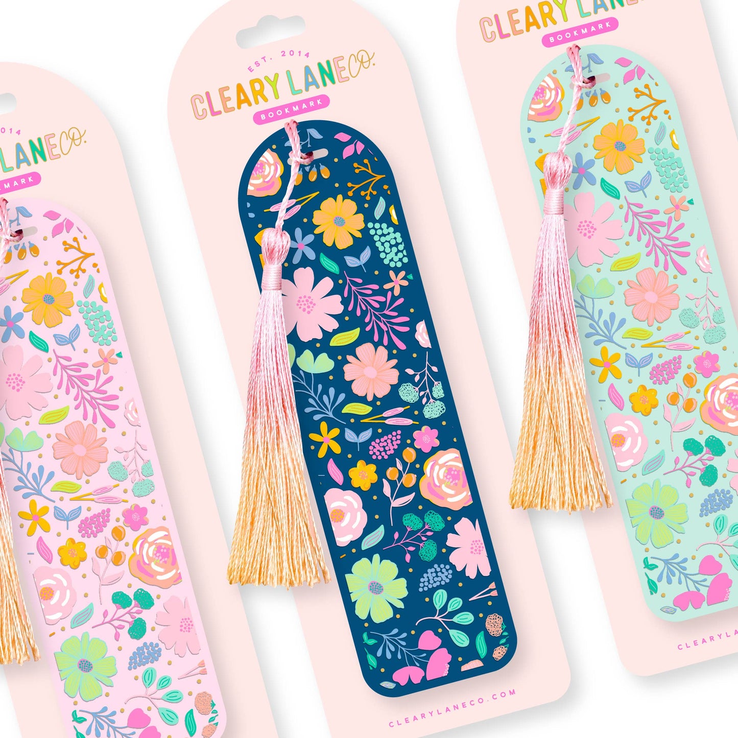 Acrylic Bookmark with Tassel | Choose your design: Bubblegum / I Love Books Rainbow