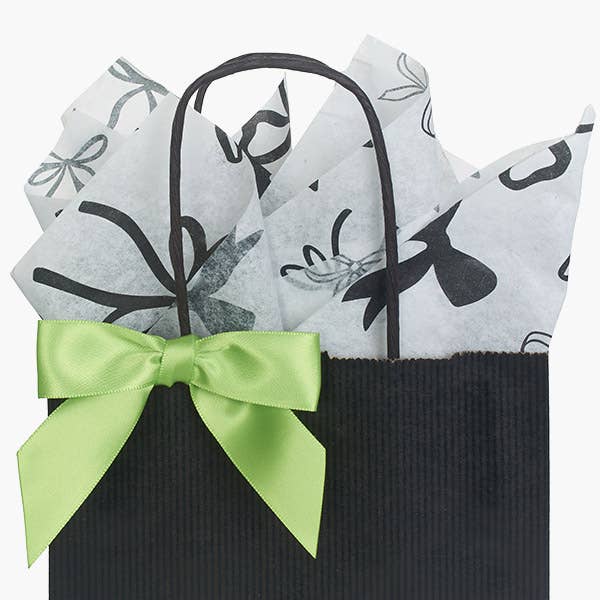 Classic Print Tissue Paper Bulk Packed Sheets: Americana Bows / 120 Pack / 20x30"
