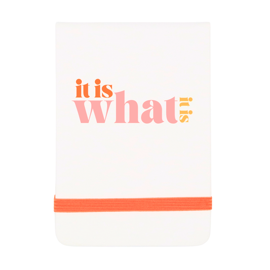 Leatherette Pocket Journal It Is What It Is