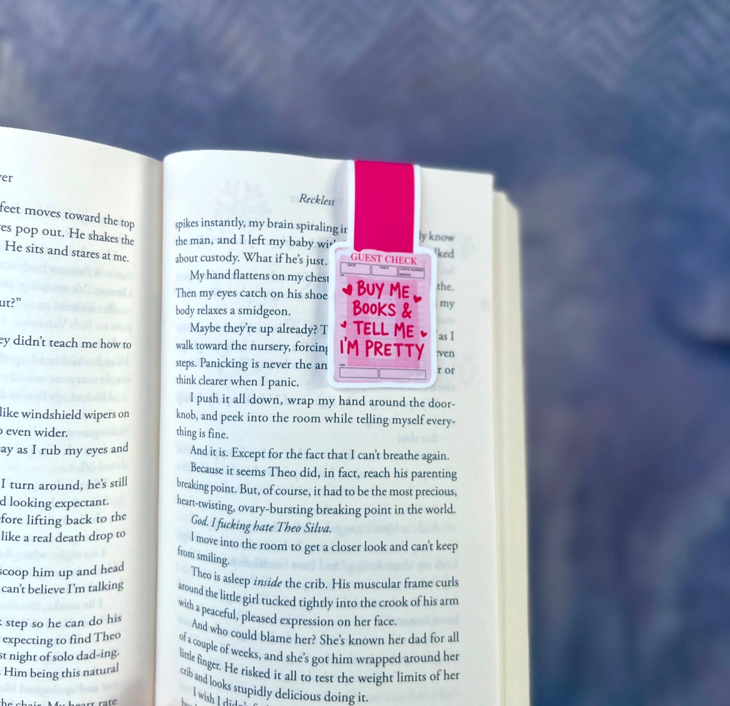 Magnetic Bookmark - Buy Me Books and Tell Me I’m Pretty