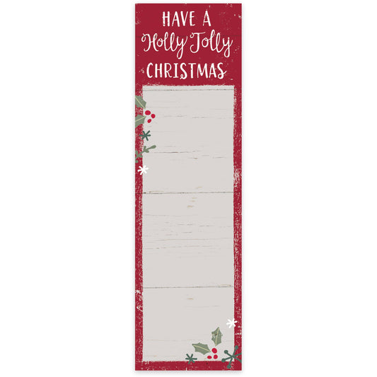 Have A Holly Jolly Christmas List Pad