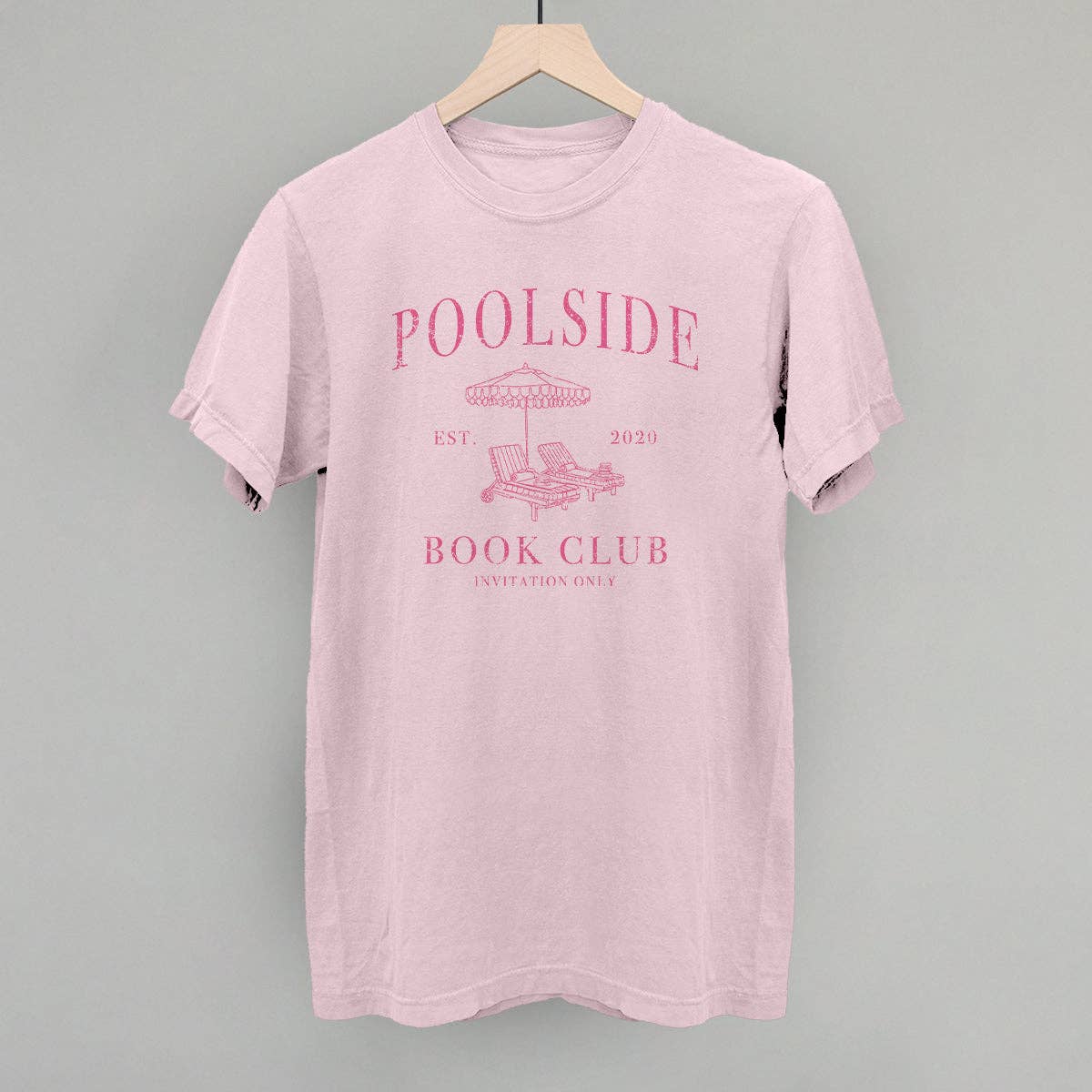 Poolside Book Club: Heather Cement / L / Tee