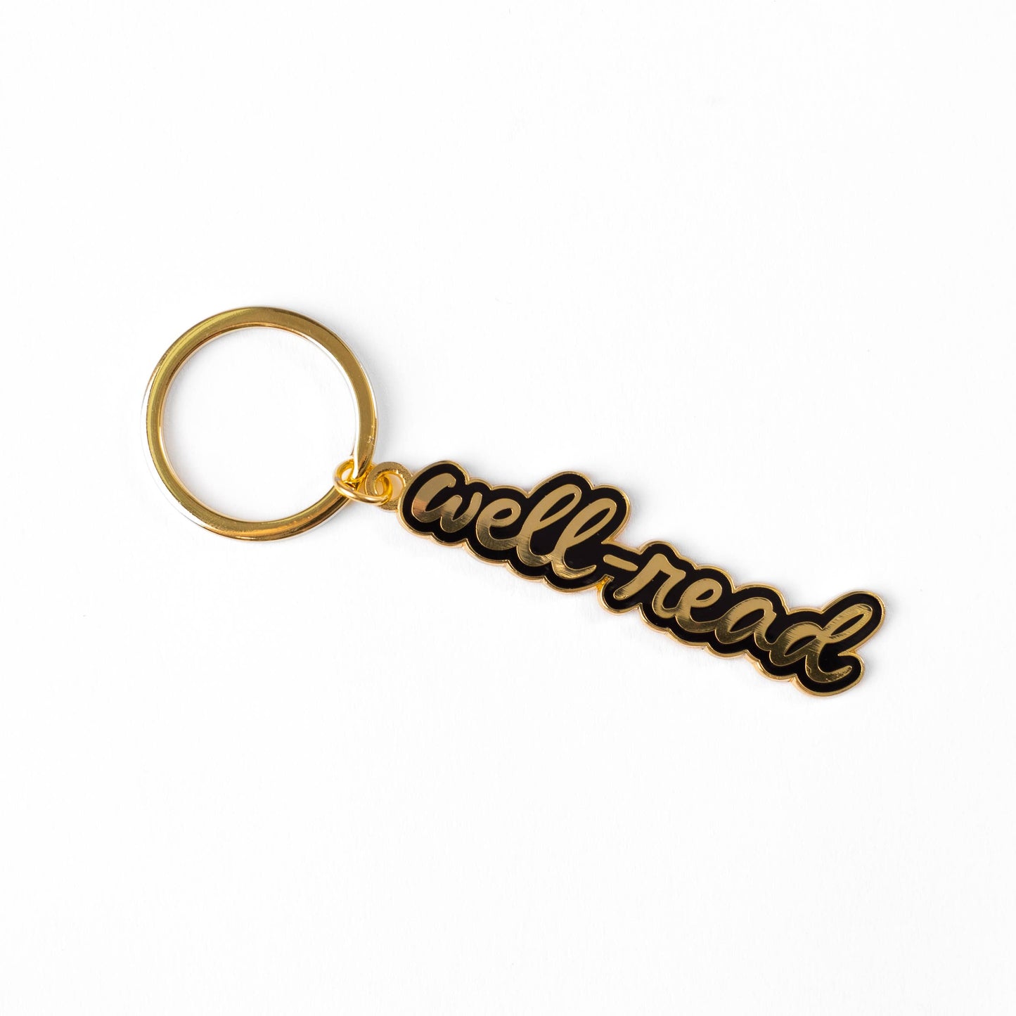 Well-Read Metal Keychain 0.25x2.5 in.
