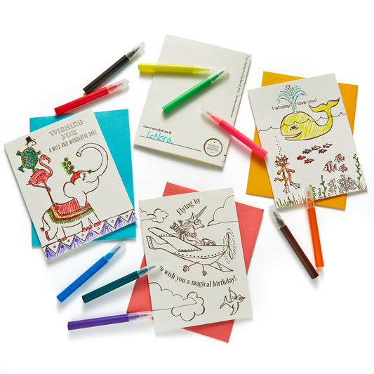 Kid's Coloring Card | Kit