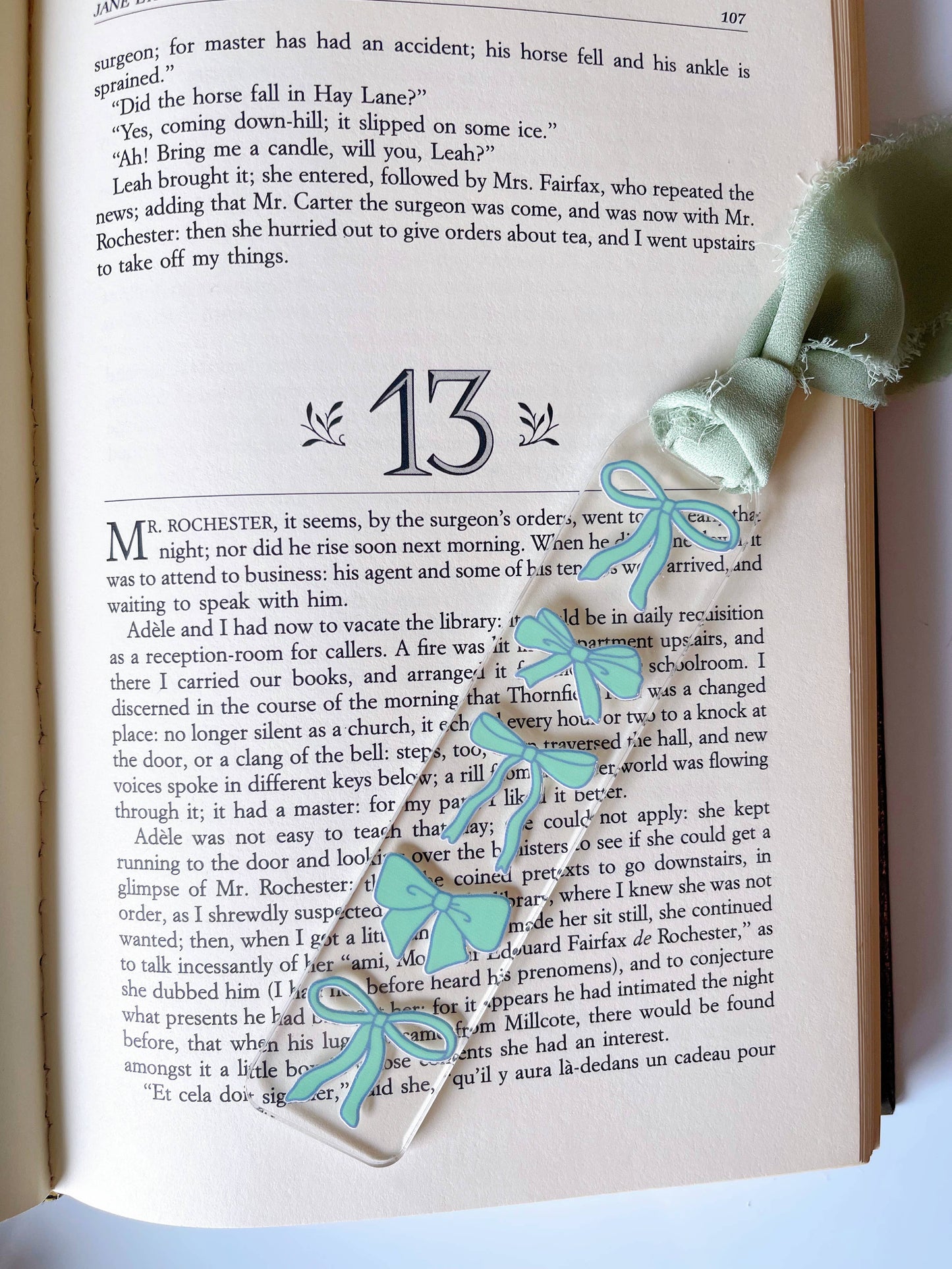 Acrylic Bookmarks-multiple styles available: Cherry and bows