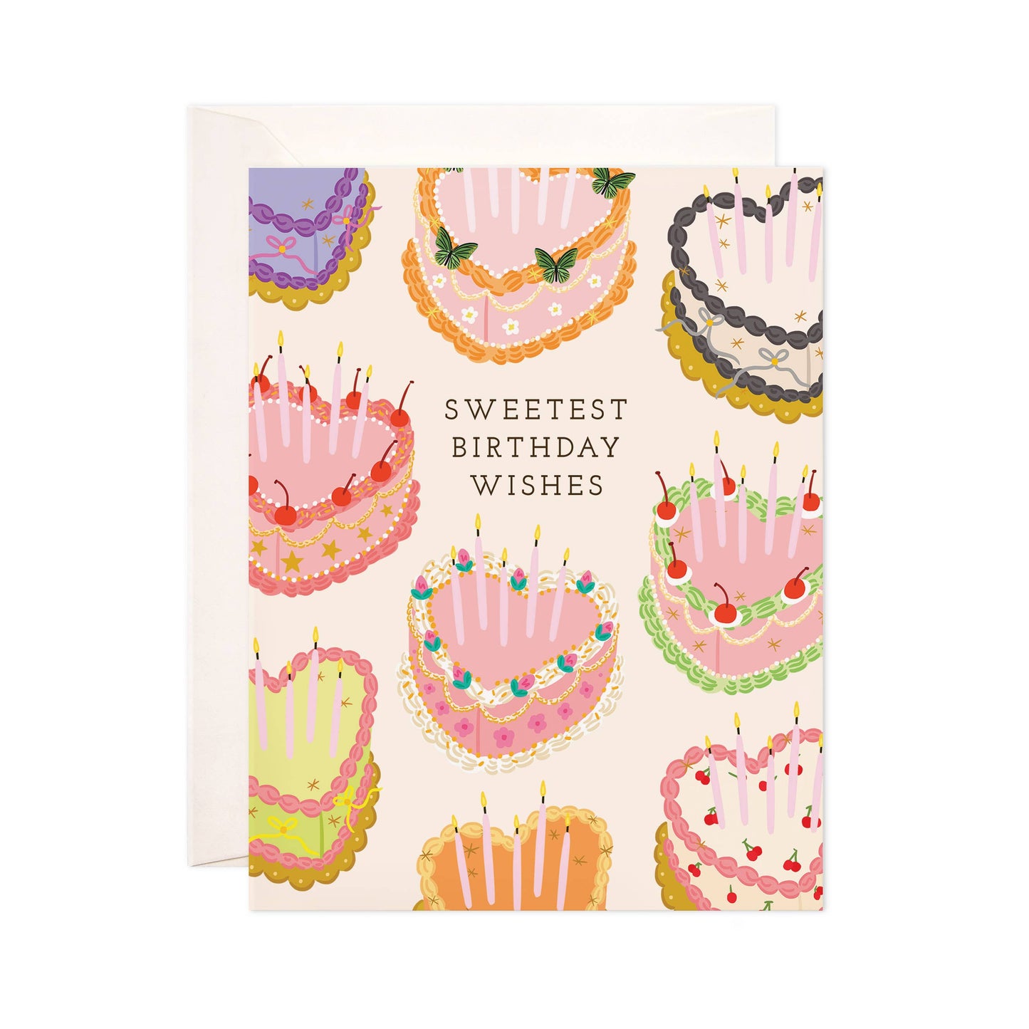 Sweetest Birthday Cakes Greeting Card - Birthday Card