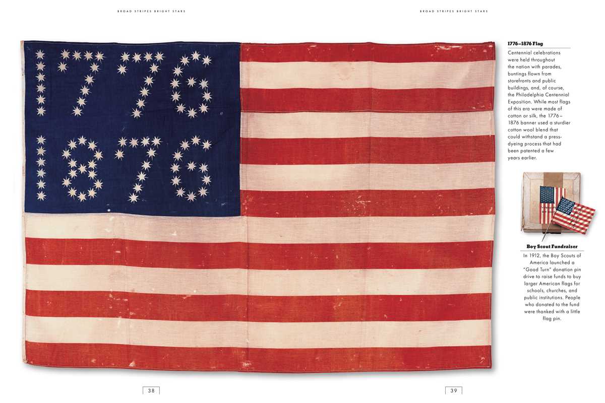Broad Stripes Bright Stars by Kit Hinrichs: Hardcover; 280 pages / English / America 250
