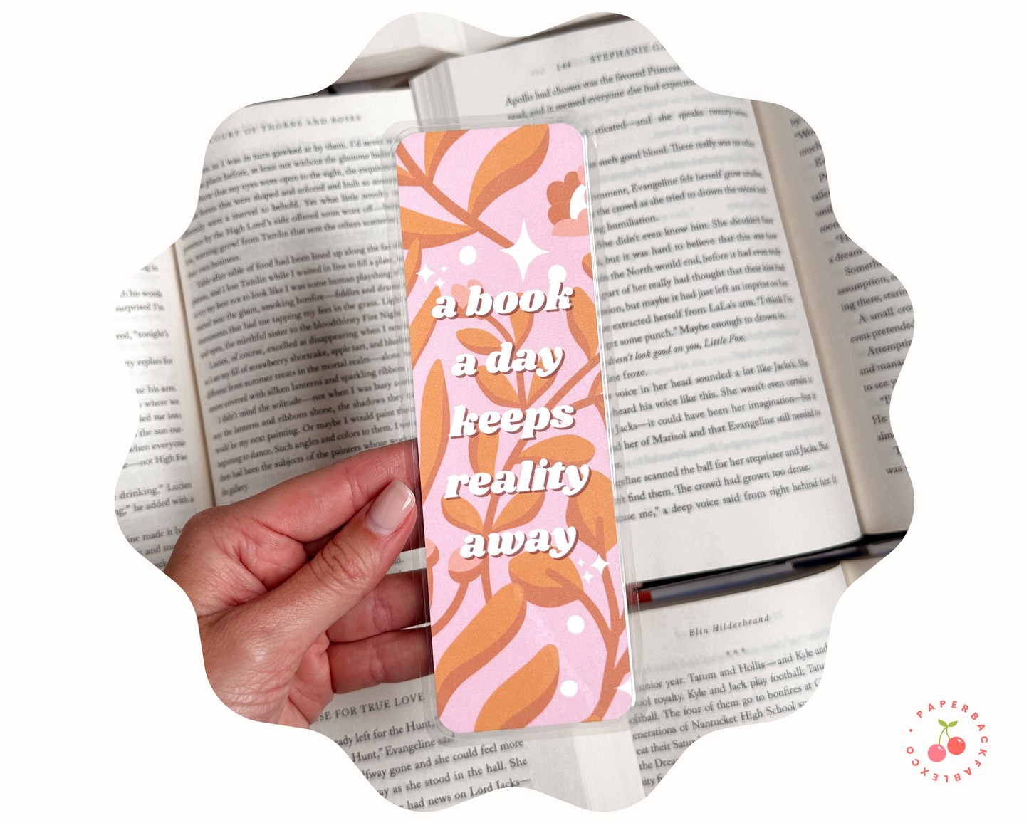 A Book A Day Keeps Reality Away Bookmark