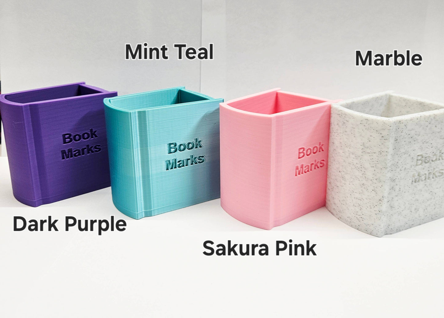 Bookmark Display Book – Bookmark Holder & Organizer: Rose Gold