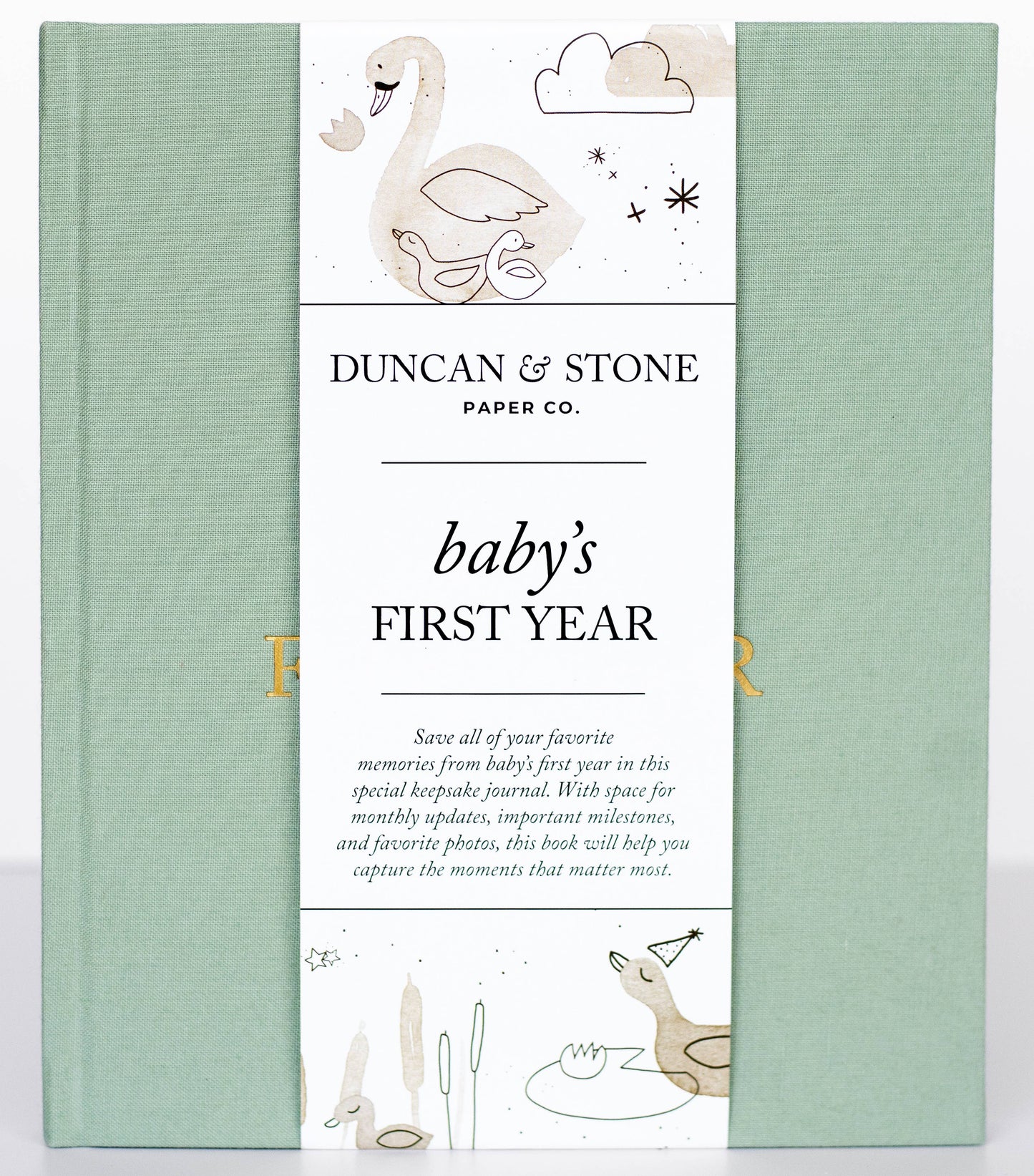 Baby's First Year Memory Book & Photo Album | Mother's Day: Cream