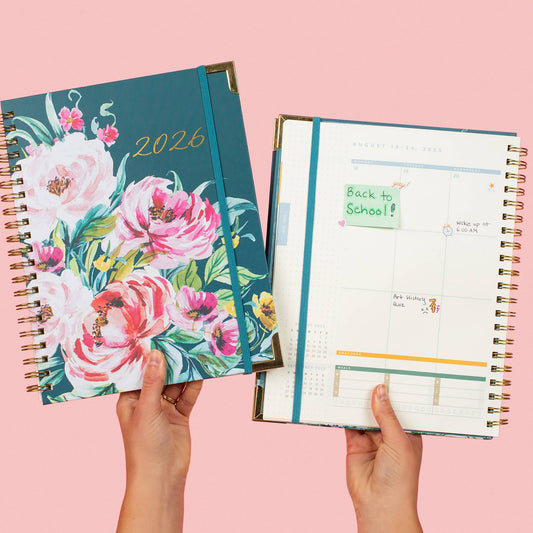 2026 Bella Flora Extra-Large Spiral Planner