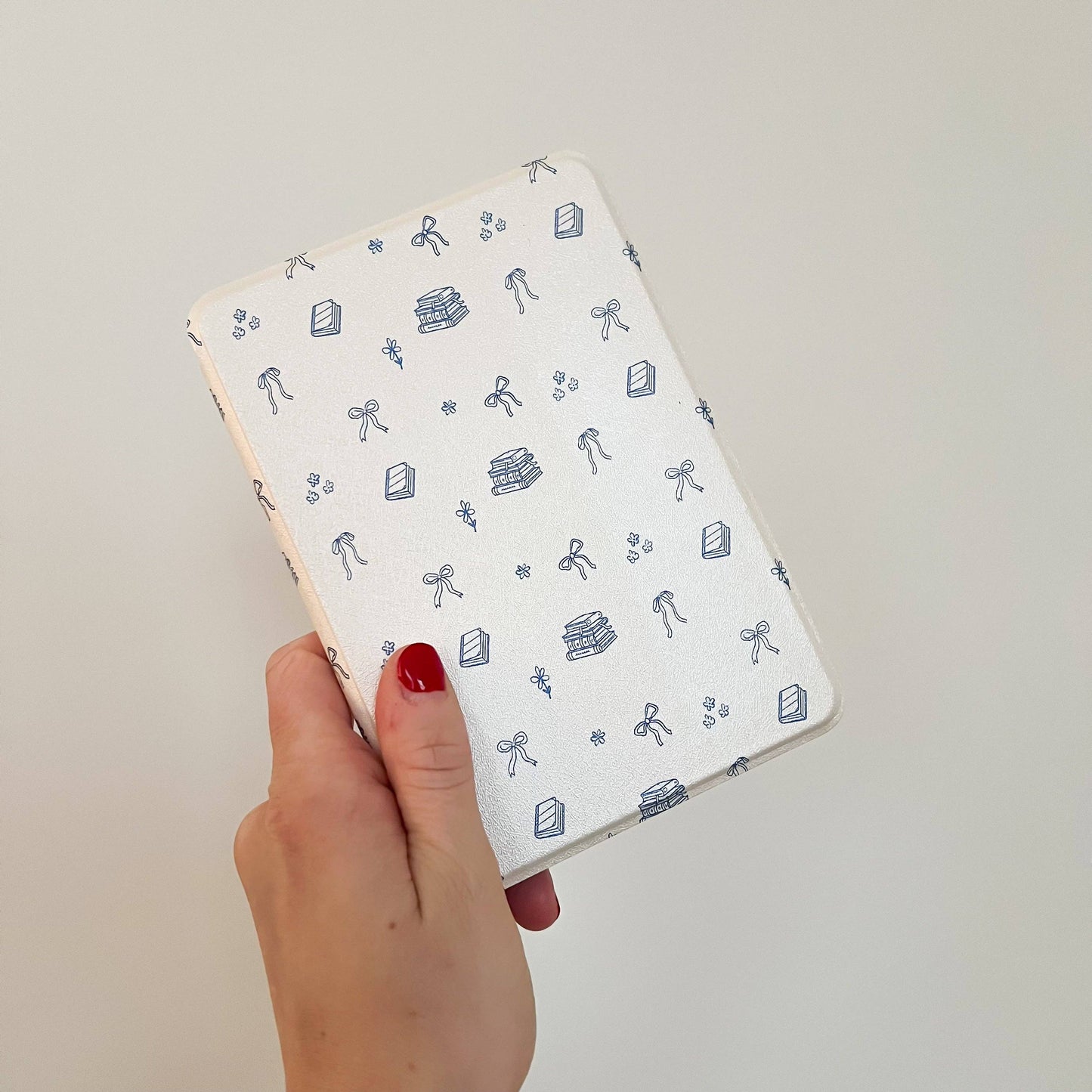 Bows, Books & Flowers Kindle Case: Clear Back / Colorsoft / Paperwhite 12 Gen. (2024)