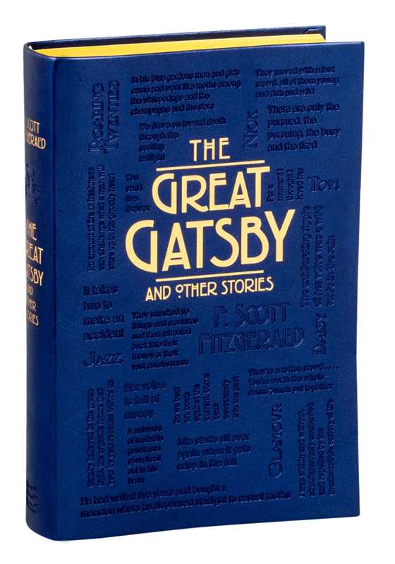 Great Gatsby and Other Stories by F. Scott Fitzgerald: Flexibound; 456 pages / English