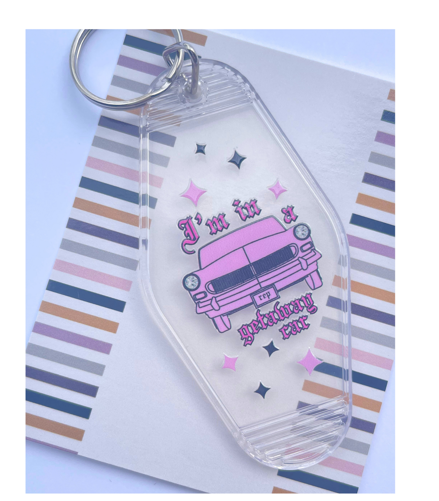 Taylor Swift Inspired Getaway Car keychain