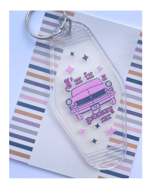 Taylor Swift Inspired Getaway Car keychain