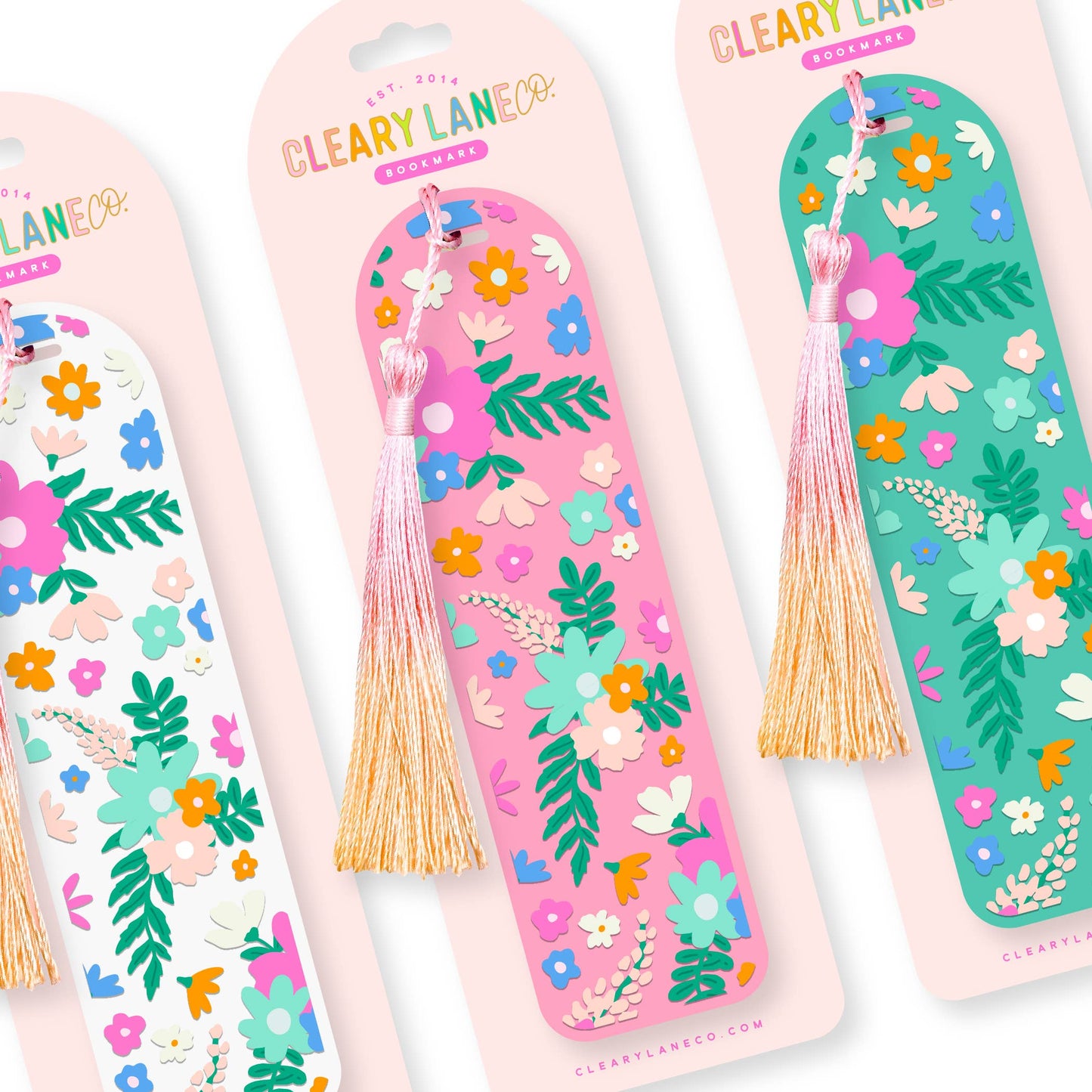 Acrylic Bookmark with Tassel | Choose your design: Bubblegum / I Love Books Rainbow