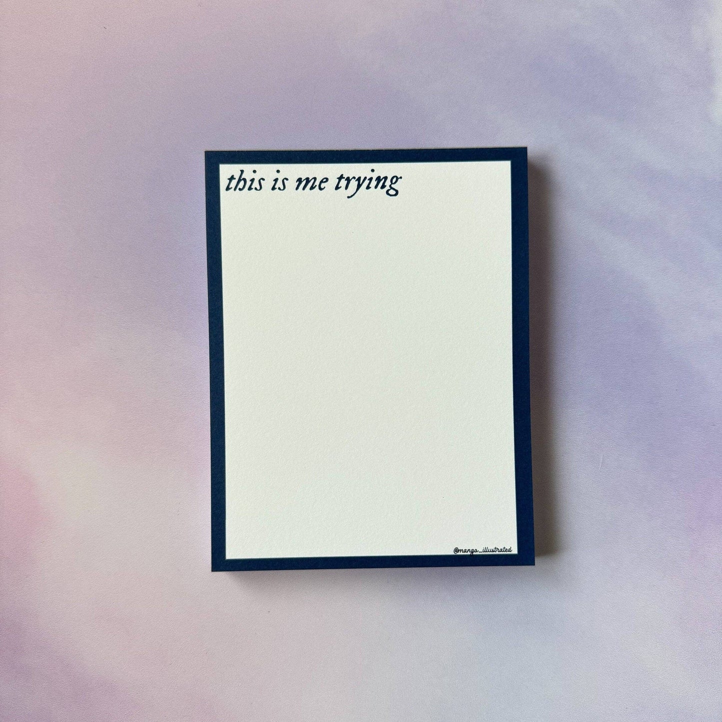 This is me trying notepad