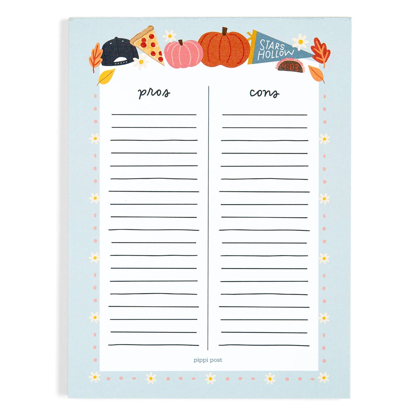 Pros & Cons Stars Hollow 6x8 Notepad