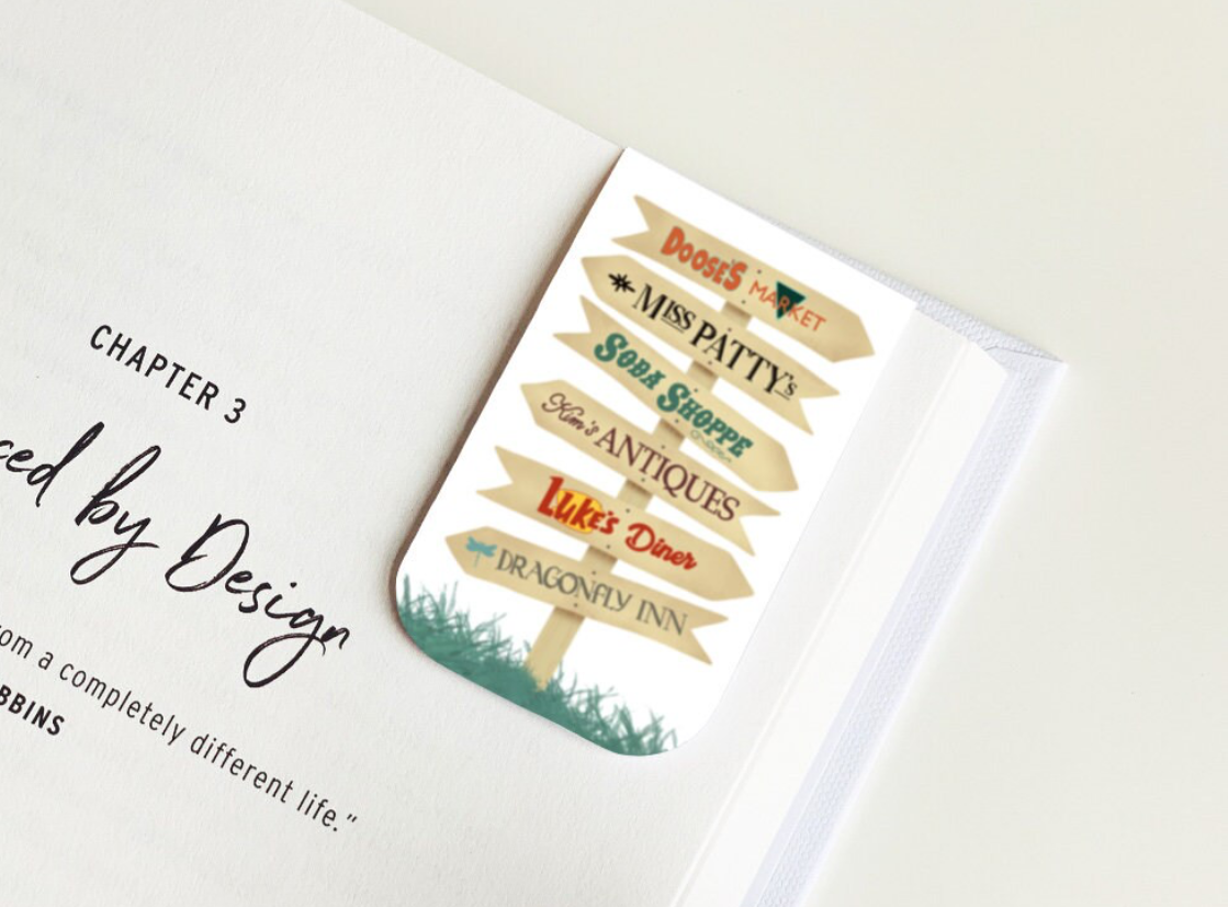 Magnetic Stars Hollow Shops Sign Bookmark