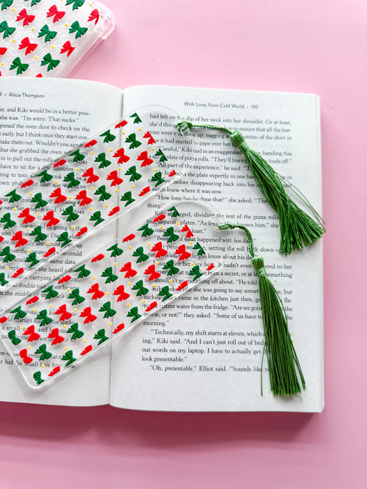 Holiday Bows Bookmark