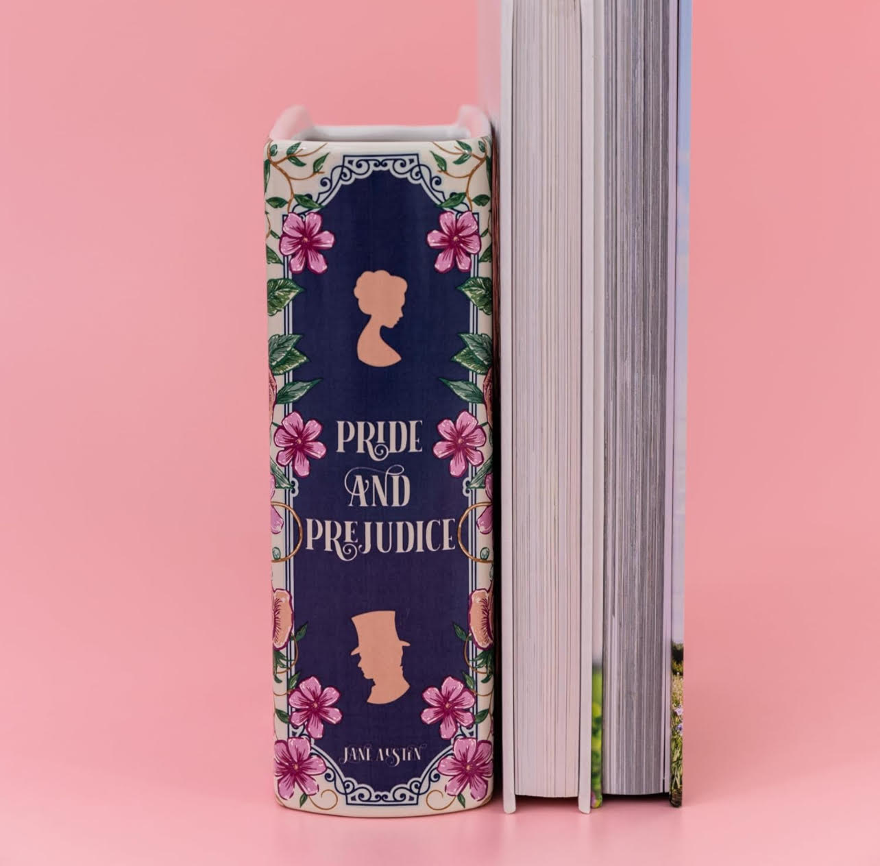 Steel Mill & Co Book-Shaped Decorative Vase (Large - Pride and Prejudice)