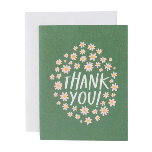 Thank You Daisies Greeting Card