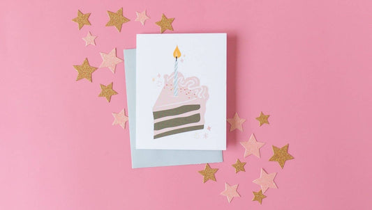 Birthday Cake Greeting Card