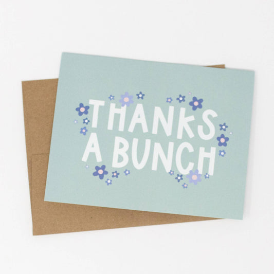 Thanks a Bunch Thank You Greeting Card