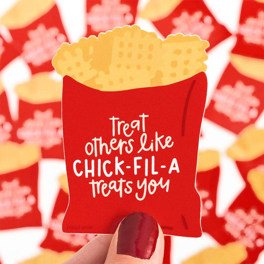 Treat Others Like CFA Treats You Decal Sticker