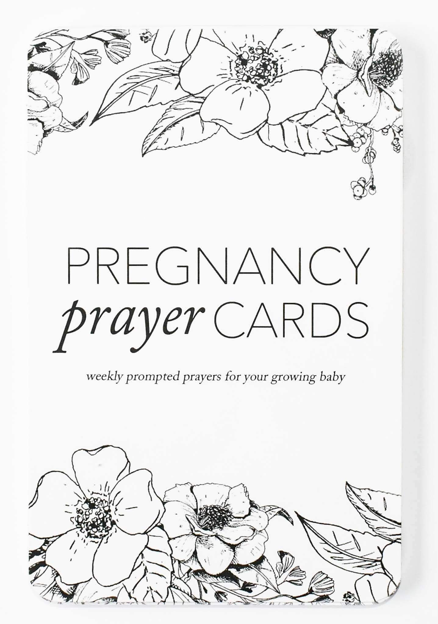 Pregnancy Prayer Cards | Expecting Mom Gift & Announcement